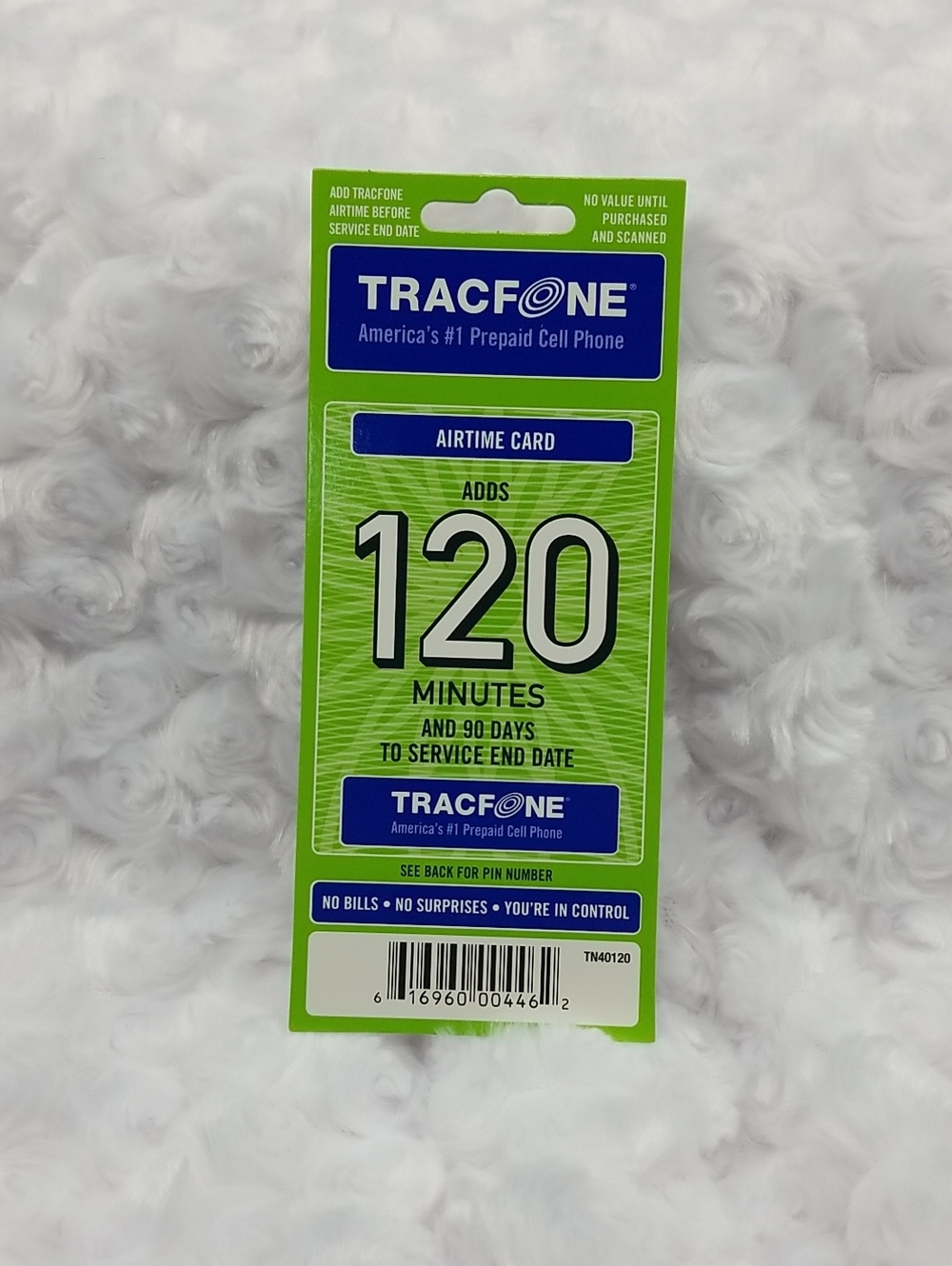 5 Brand New Tracfone 120 Minutes Prepaid Airtime Cards - Picture 2 of 12